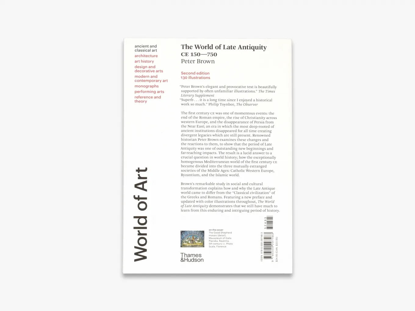 The World of Late Antiquity (World of Art) - History Book on Roman Empire & Early Christianity | Perfect for Students, Historians & Art Enthusiasts