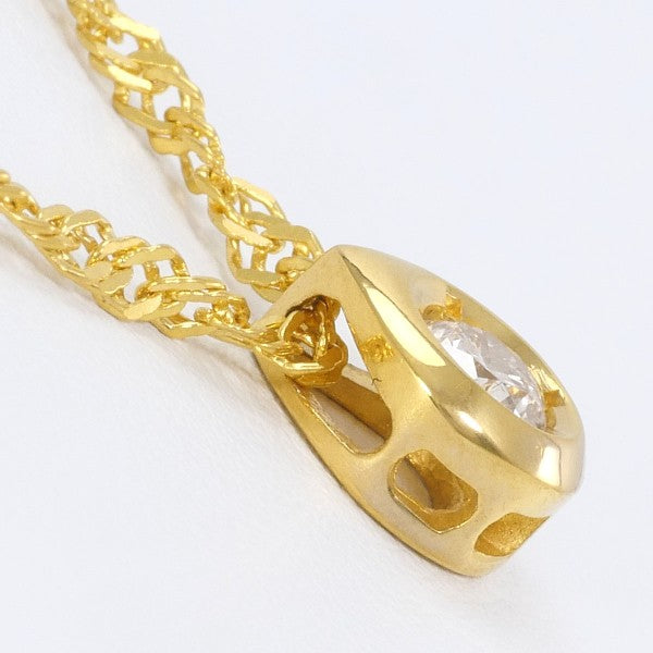 24K Yellow Gold Diamond Necklace for Women - Elegant & Luxurious Jewelry Gift for Anniversary, Wedding, Valentine's Day