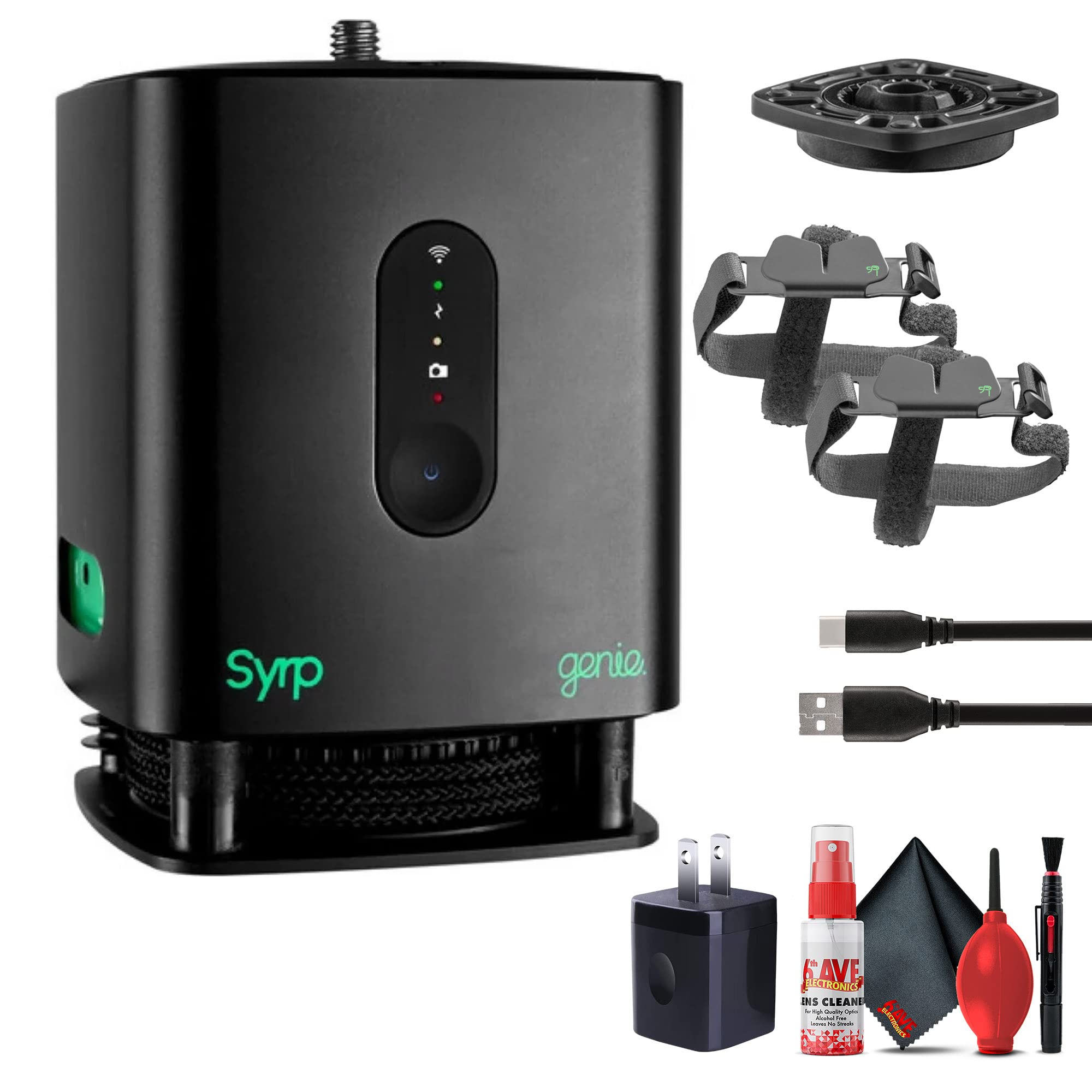 SYRP Genie One Motion Control Pan Head & Linear Drive with Wall Adapter - Professional Camera Stabilizer for DSLR & Mirrorless - Perfect for Time-Lapse, Video Production & Vlogging