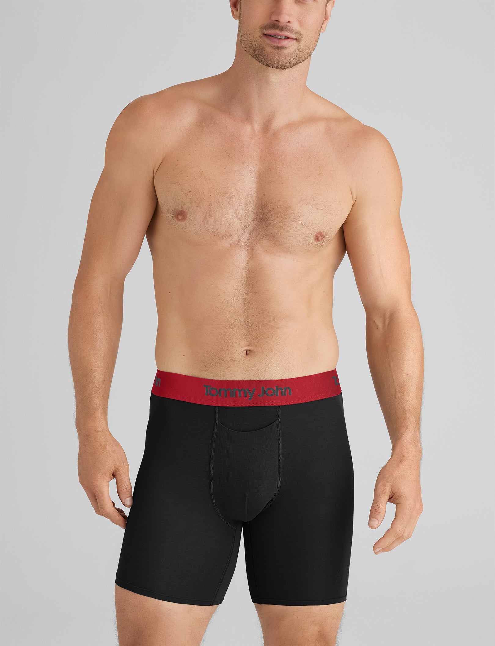 Second Skin Mid Length Boxer Brief 6-Pack - Ultra Soft Breathable Men's Underwear for All-Day Comfort - Perfect for Workout, Travel & Daily Wear