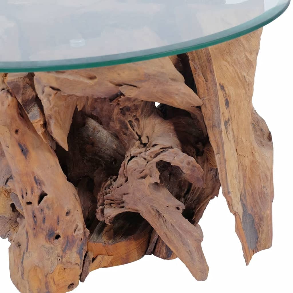 SKM Solid Teak Driftwood Coffee Table 23.6