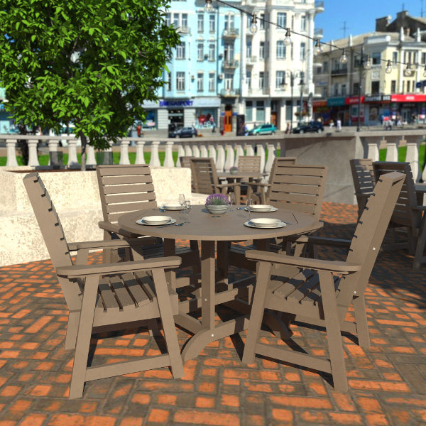 Glennville 5-Piece Round Dining Table Set - Perfect for Small Spaces, Breakfast Nooks & Outdoor Patios