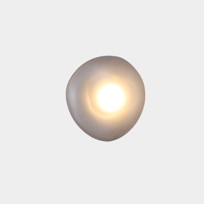 Modern Bubble Glass Wall Lamp - Elegant LED Sconce Lighting for Bedroom, Living Room & Hallway - Dimmable Ambient Light Fixture for Home Decor