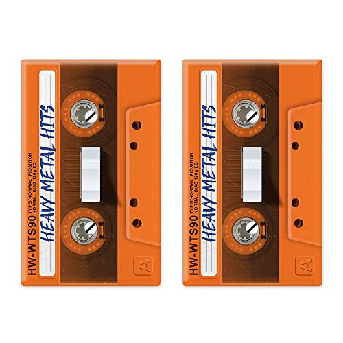 Orange Cassette Tape Heavy Metal Hits