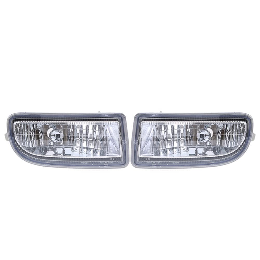 Premium LED Fog Lights for Toyota Land Cruiser 100 LC100 FJ100 (1998-2007) - Replacement Driving Lamps with Durable Lens - Part Numbers 8122160042 & 8121160122 - Perfect for Off-Roading & Night Driving