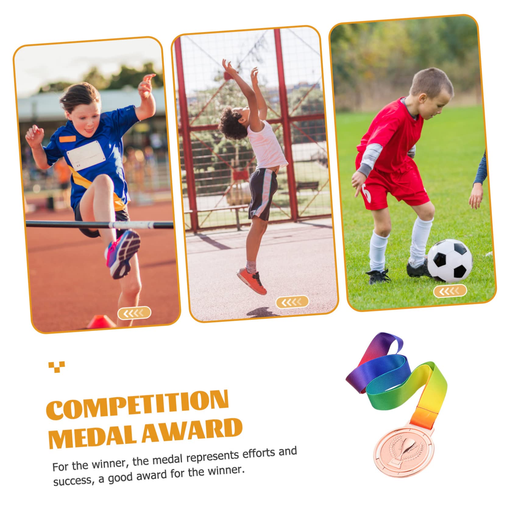 BCOATH 15 Pcs Gold Trophy Medals - Zinc Alloy Sports Awards for Competitions, Parties & Rewards - Perfect for School Events, Sports Tournaments & Achievement Celebrations