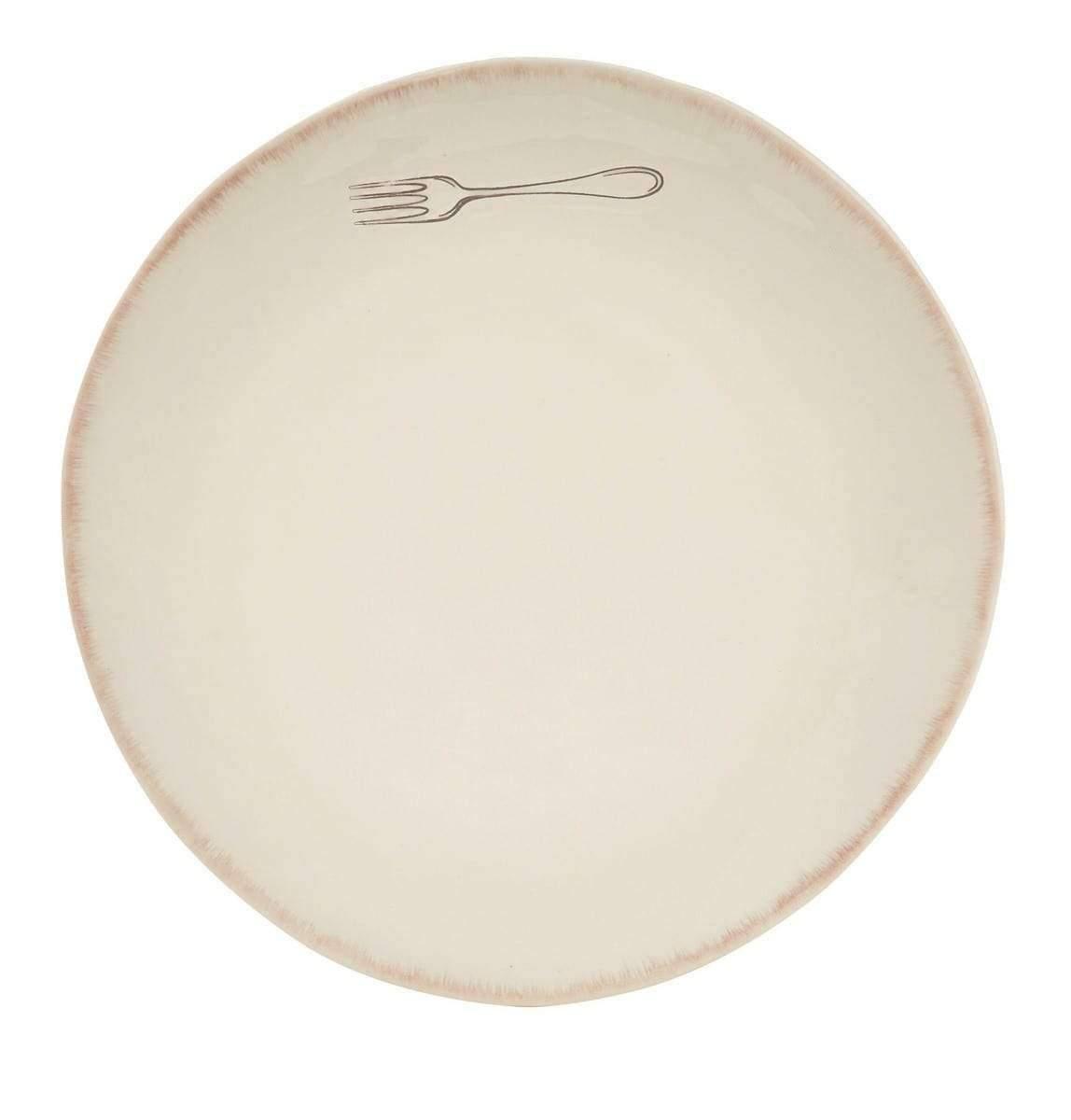 Vintage White Distressed Farmhouse Dinnerware Set - Rustic Ceramic Plates & Bowls for Farmhouse, Cottage, and Country Style Dining - Perfect for Everyday Meals, Entertaining, and Photo Styling