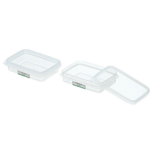 Entec Hi Pack Rectangular Stackable Food Storage Container 117x84mm - Airtight Kitchen Organizer for Meal Prep, Leftovers & Pantry Storage | BPA-Free Plastic Lunch Box with Secure Lid | Perfect for Home, Office & Picnics