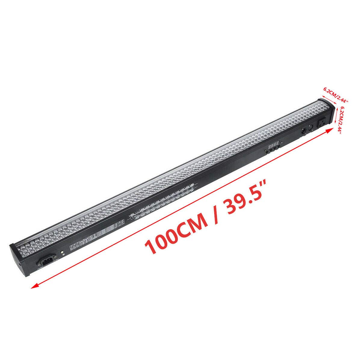 TC-Home 2-Pack 252 LED Wall Wash Lights - RGB DMX512 Stage Lighting Bar with Sound Control for DJ Parties, Concerts, and Nightclubs | Perfect for Stage Backdrops, Wall Grazing, and Event Lighting Effects