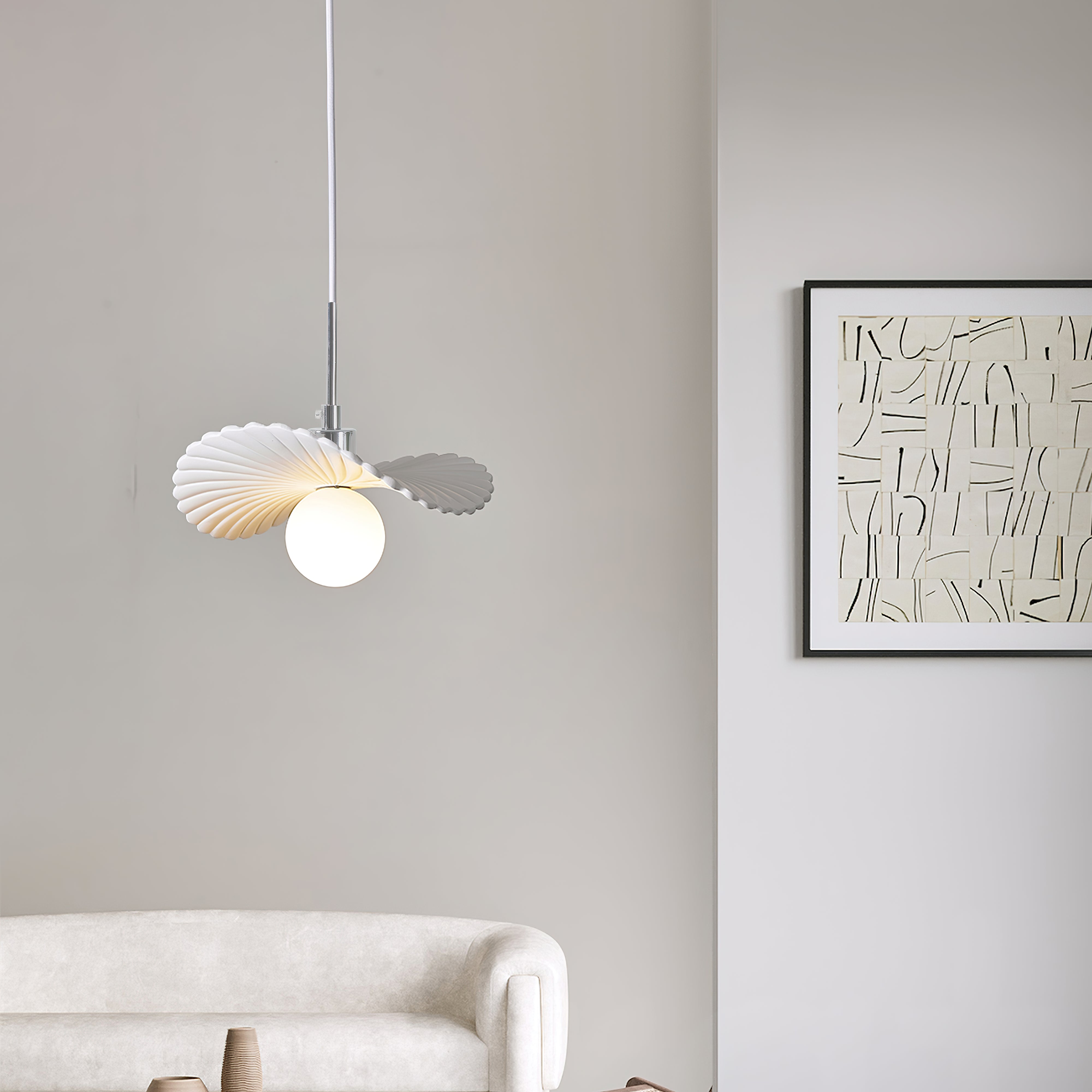 Handmade Chamomile Sombrero Pendant Lamp - Bohemian Style Hanging Light Fixture for Living Room, Bedroom & Dining Room Decor