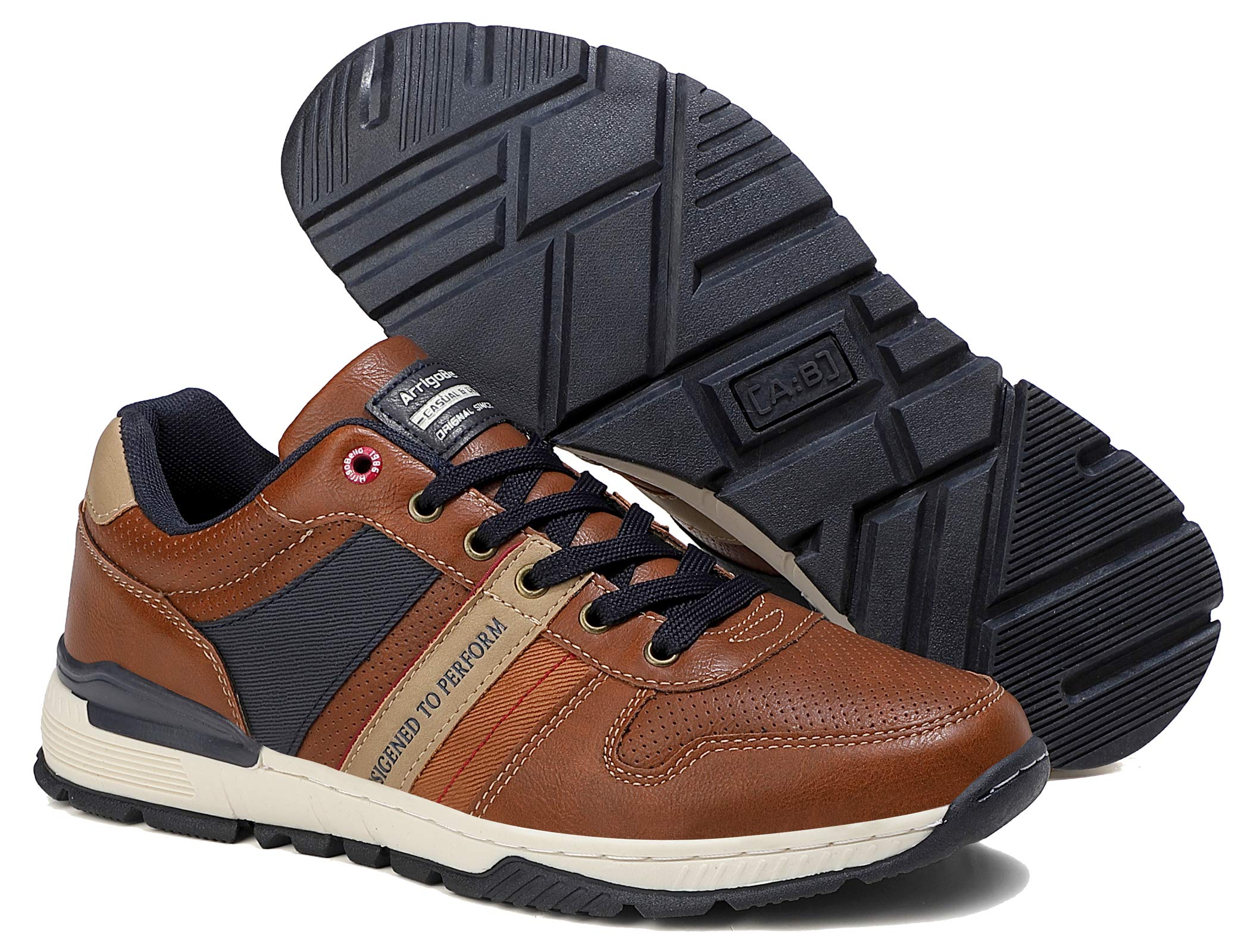 ARRIGO BELLO Men's Casual Sneakers - Breathable Walking Shoes, Skateboard & Athletic Trainers, Classic Style for Daily Wear - UK Size 7-11 | Perfect for Gym, Work, Travel & Street Fashion