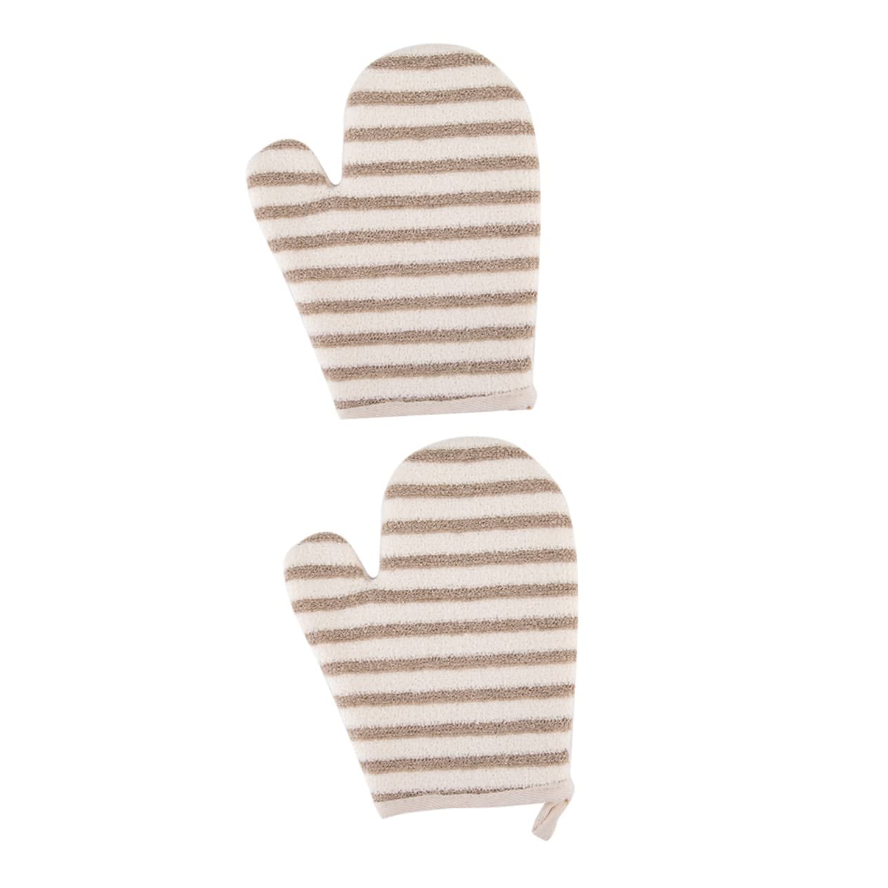 Premium Exfoliating Bath Gloves - 2 Pack Body Scrub Mitts for Deep Cleaning & Skin Renewal | Soft Bath Towel Material for Shower, Bathtub & Household Cleaning | Ideal for Exfoliation, Dead Skin Removal & Spa Days