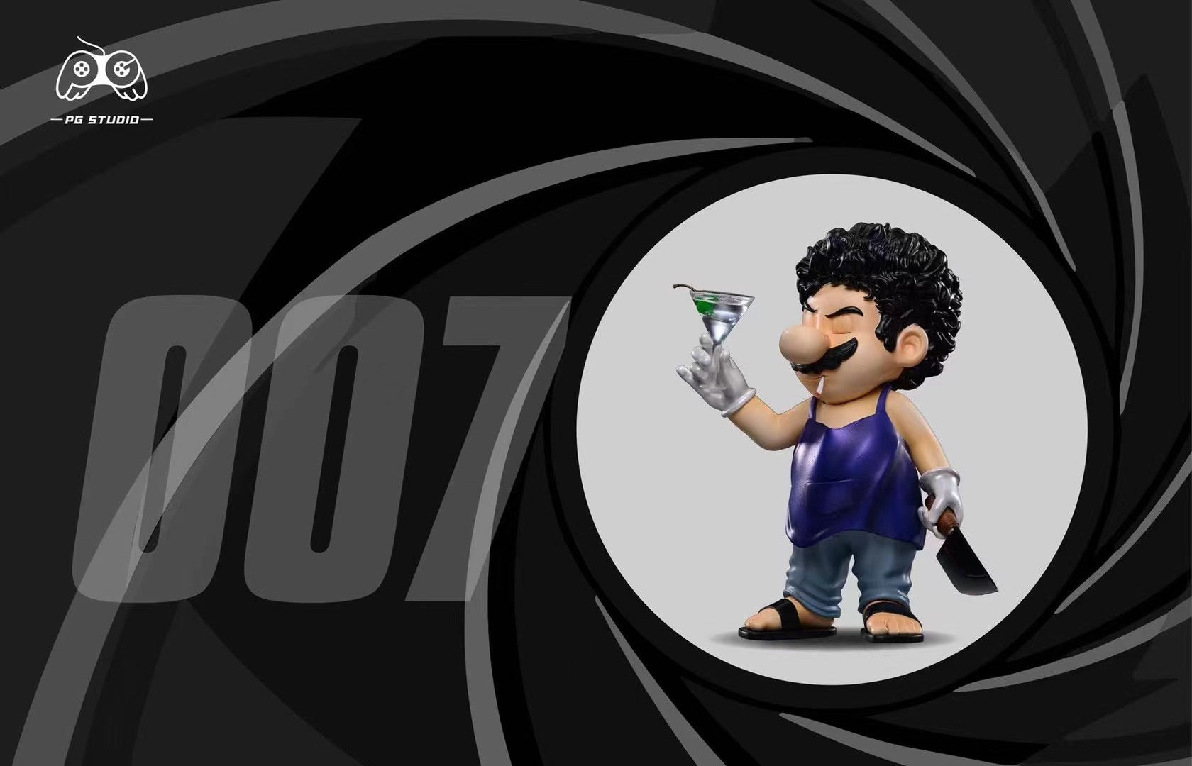 PG Studio 007 Mario Action Figure - Collectible Toy for Fans | Perfect for Display, Gifts, and Gaming Decor