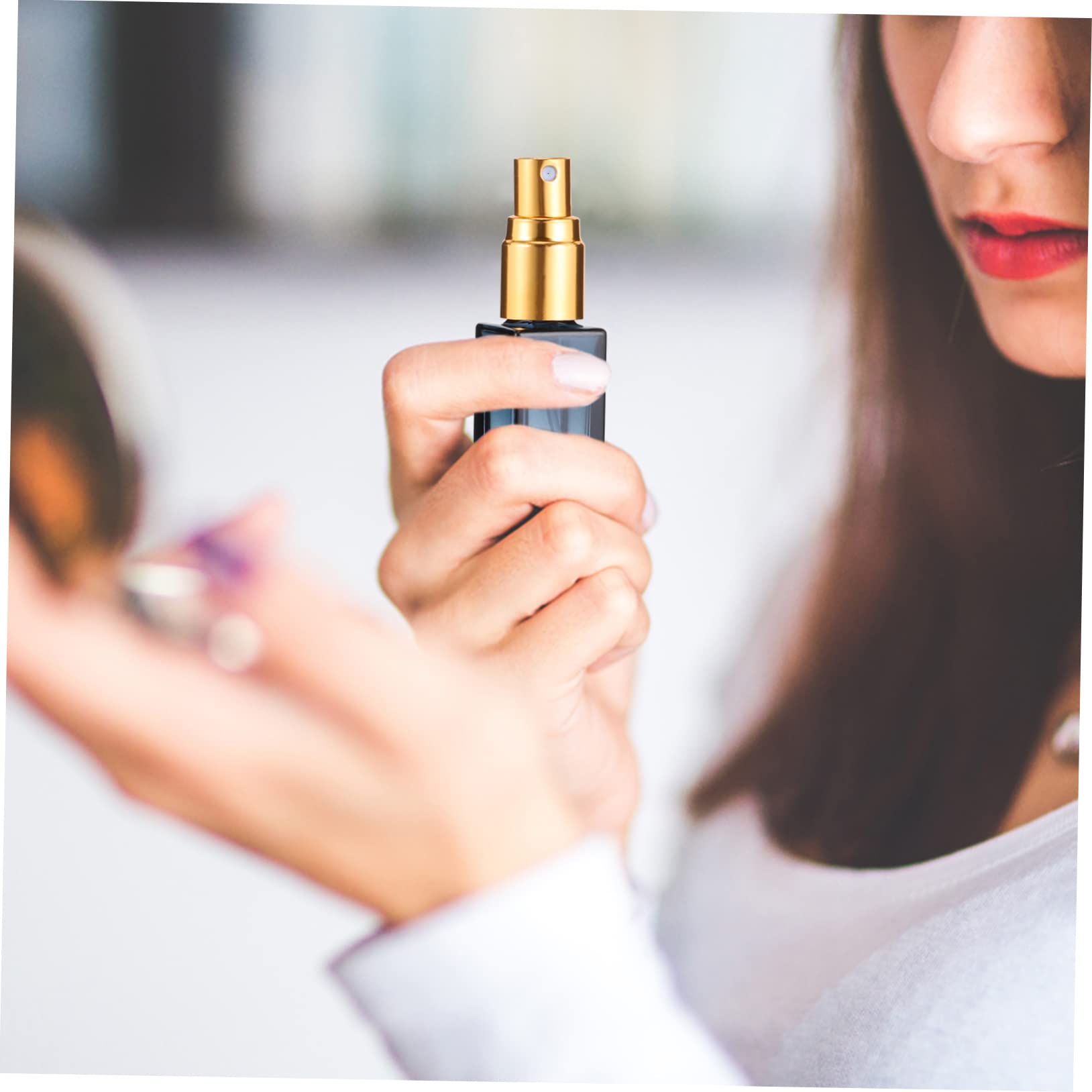 minkissy 9-Pack 10ml Empty Refillable Perfume Spray Bottles - Travel-Sized Leakproof Mini Atomizer for Essential Oils, Fragrances & Cosmetics | Perfect for Travel, Gym, Purse & Home Use