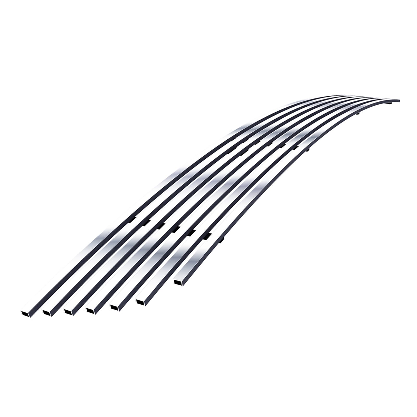 APS Compatible with Ford Mustang GT 2013-2014 Lower Bumper Chrome Billet Front Grille Insert F65926A - Upgrade Your Mustang's Style for Car Shows & Daily Driving