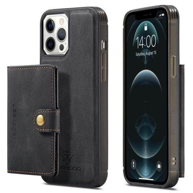 Premium iPhone 13 Pro Max Leather Wallet Case with Card Holder - Slim Protective Cover for Credit Cards & ID - Perfect for Travel, Work & Everyday Use
