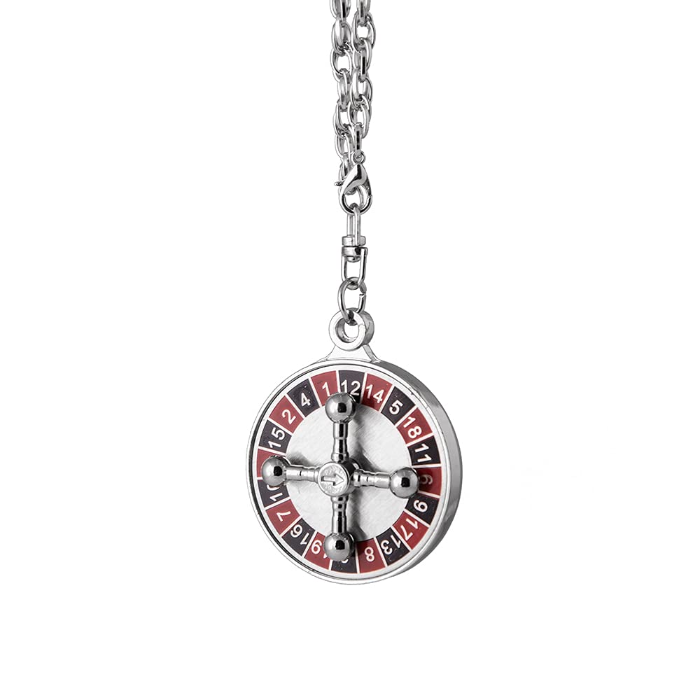 Rotating Russian Roulette Car Compass Pendant - Fractional Design Hanging Charm for Rearview Mirror Decoration | Perfect for Road Trips & Adventure Seekers