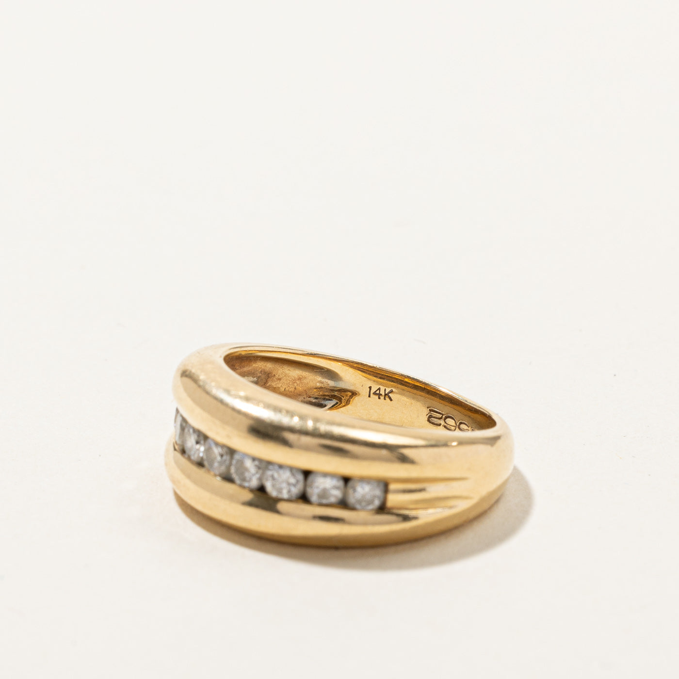 0.40ctw Channel Set Diamond Ring - Size 6 | Elegant Wedding Band, Anniversary Gift for Her | Perfect for Engagement, Proposal & Special Occasions