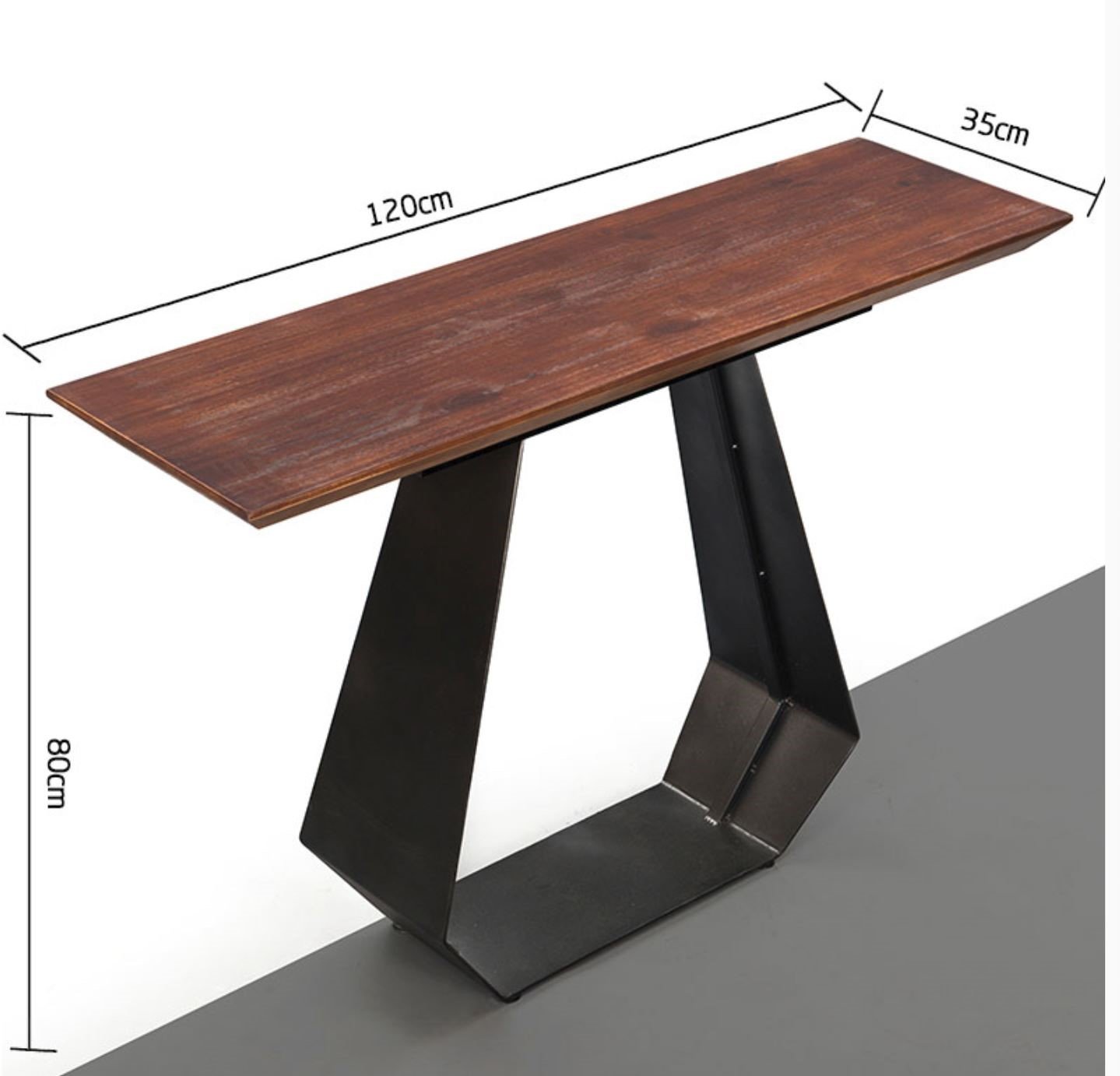 Modern Madison Hallway Console Table - Entryway Sofa Table with Storage Shelf for Small Spaces | Perfect for Home, Office, Apartment Decor