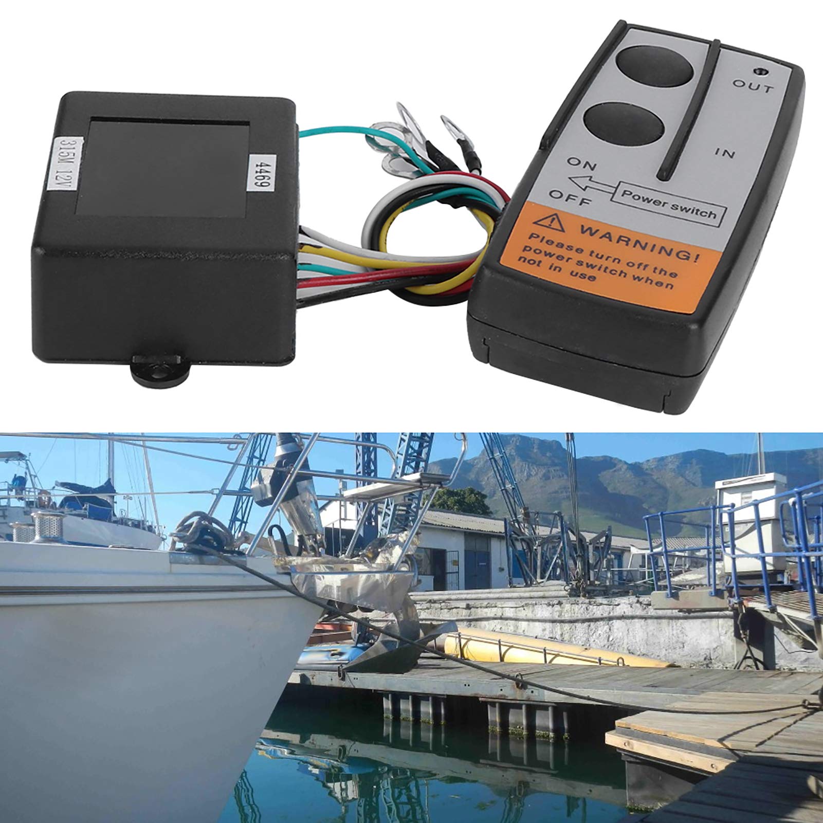 Anchor Winch Remote Control Switch - Marine Boat Accessory for Anchoring & Docking
