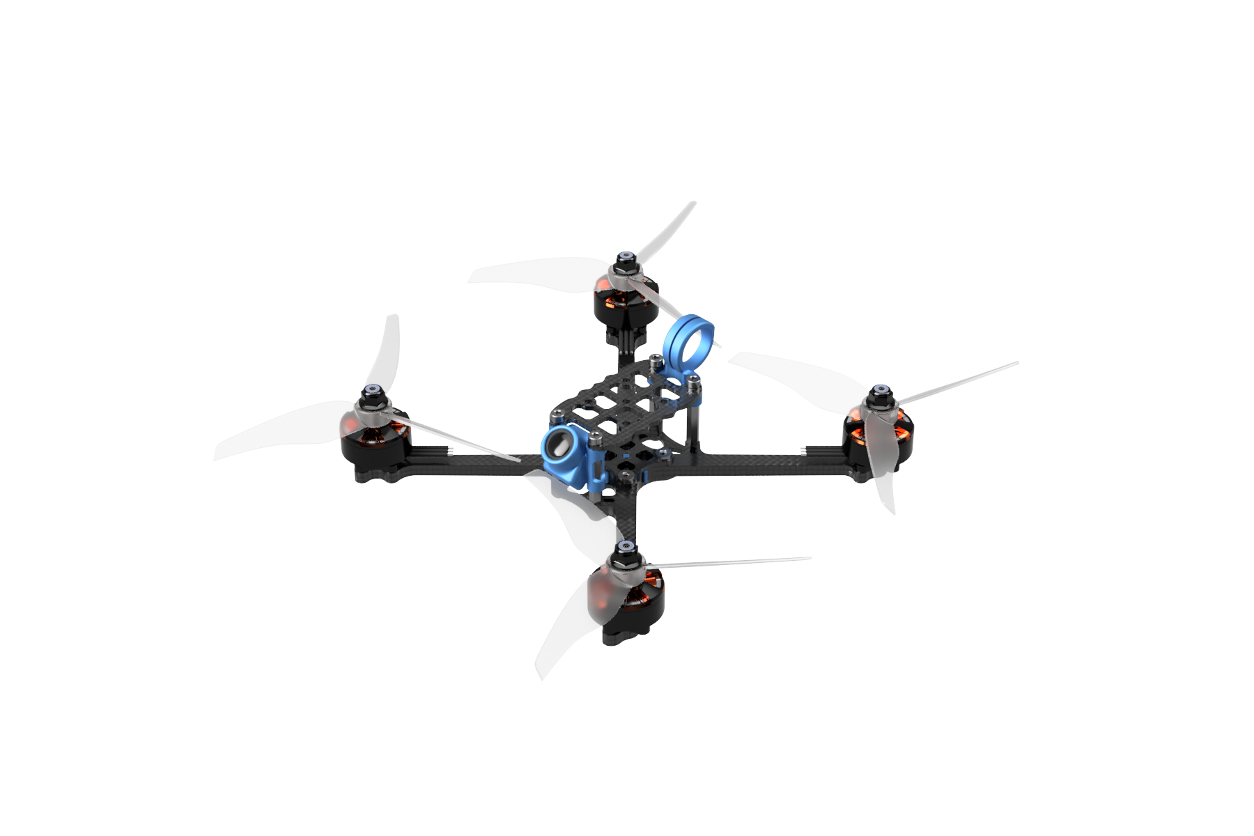 **DinDrones OZR 5X 5 Racing Drone Frame Kit – Lightweight Carbon Fiber FPV Quadcopter Frame for High-Speed Racing | Perfect for FPV Drone Racing, Freestyle Flying & DIY Builds**