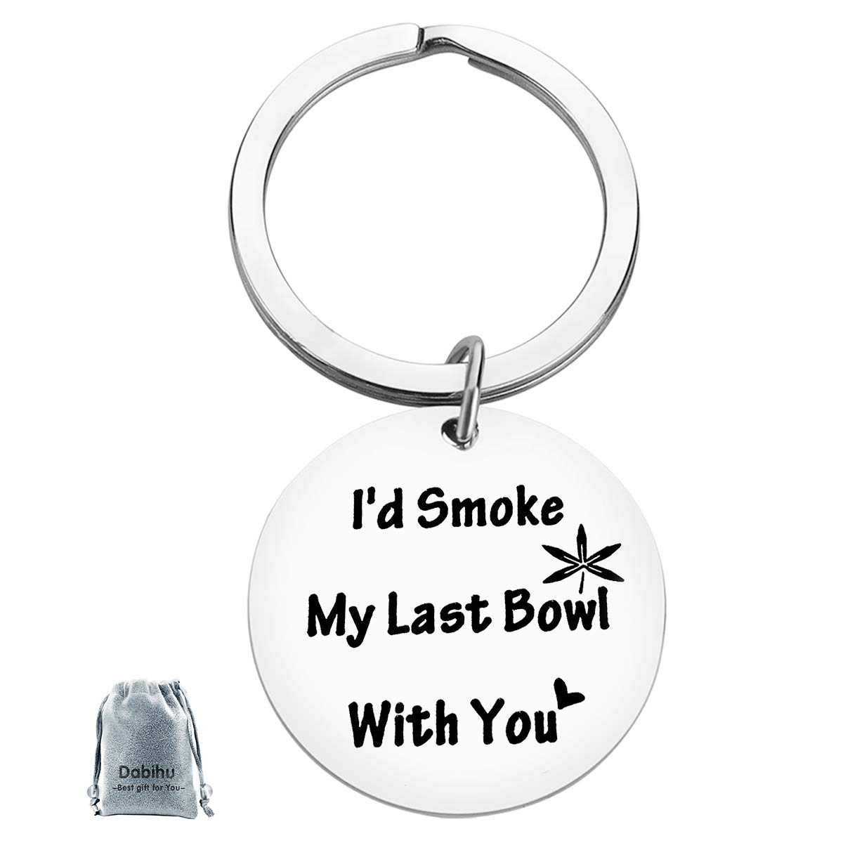 Dabihu Best Friend Keychain - Inspirational Brother Sister Keyring for Long Distance Friendship, Going Away, Birthday & Graduation Jewelry Gifts for Women, Men, Teen Girls - Perfect for Everyday Carry & Special Occasions