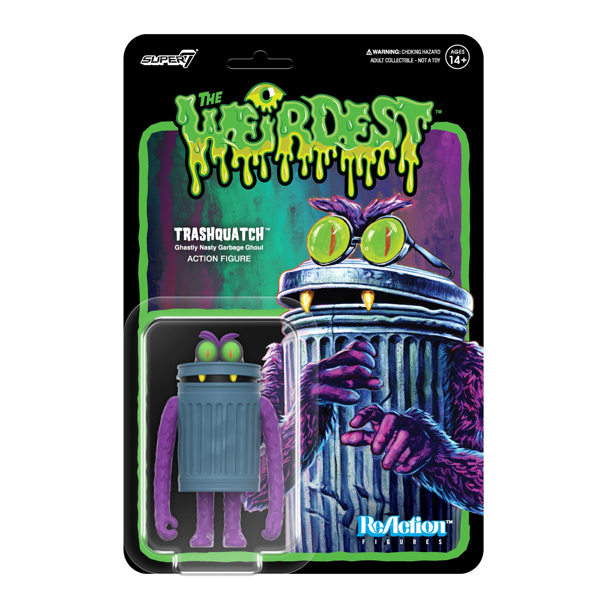 Super7 The Weirdest Trashquatch (Indigo to Hell) - 3.75