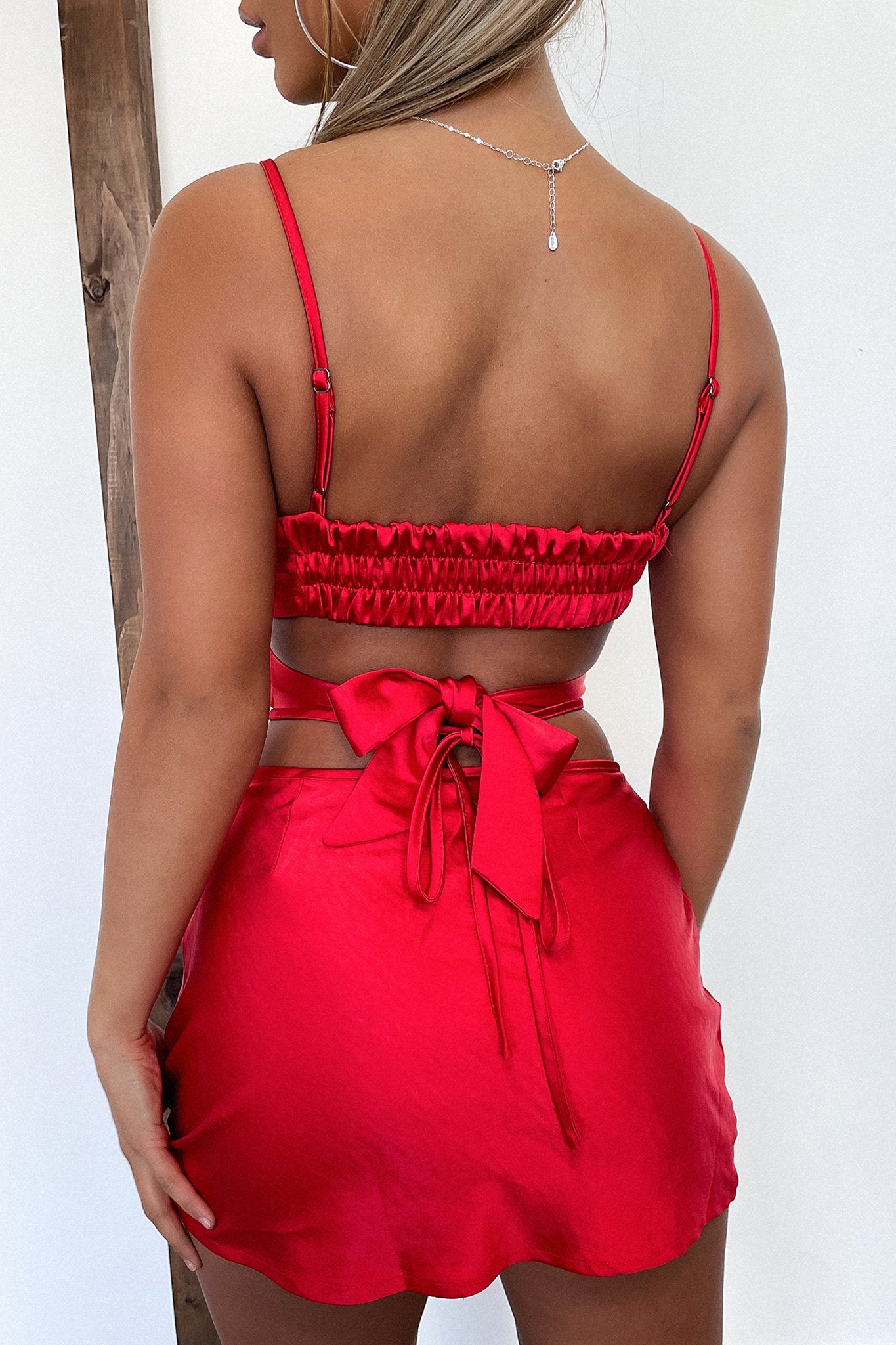 Stylish Diesel Red Skirt for Women - Trendy A-Line Mini Skirt | Perfect for Casual Outings, Parties & Date Nights