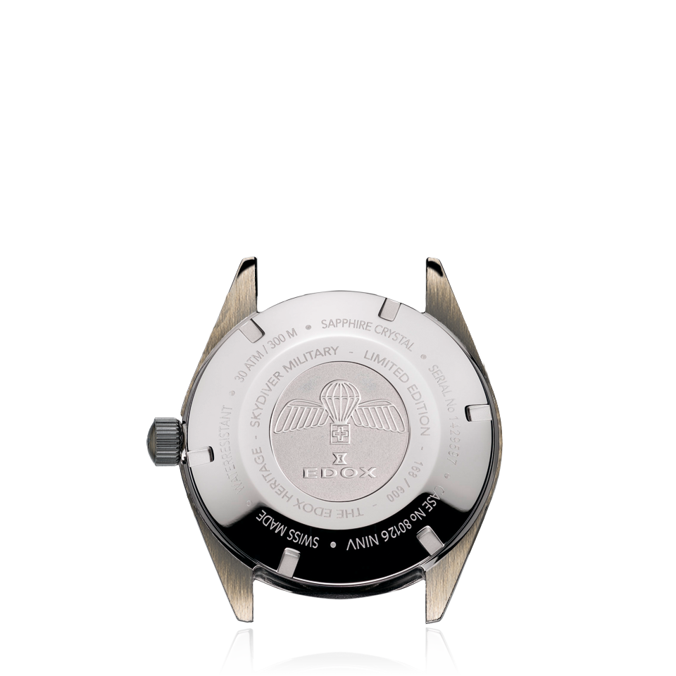 Edox SkyDiver Limited Edition Men's Watch 80126 3VIN GDN - Swiss Automatic Diver Watch for Professional & Casual Wear