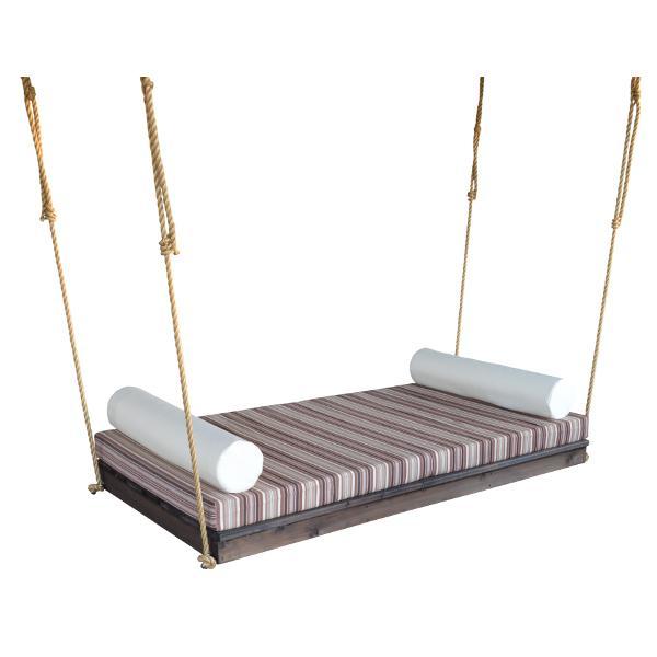 Premium Western Red Cedar Twin Mattress - Natural Wood Newport Bed Frame for Kids & Guest Rooms | Eco-Friendly Solid Wood Platform Bed with Sturdy Slat Support