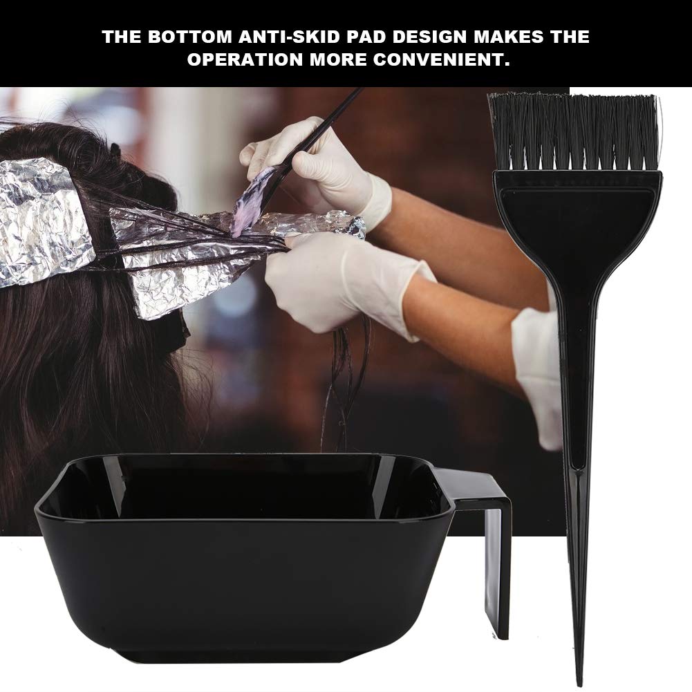 Professional Hair Coloring Brush & Mixing Bowl Set - Salon-Grade Hair Dyeing Comb & Bleaching Tools for Home & Salon Use - Perfect for DIY Hair Color, Highlights, and Salon Styling