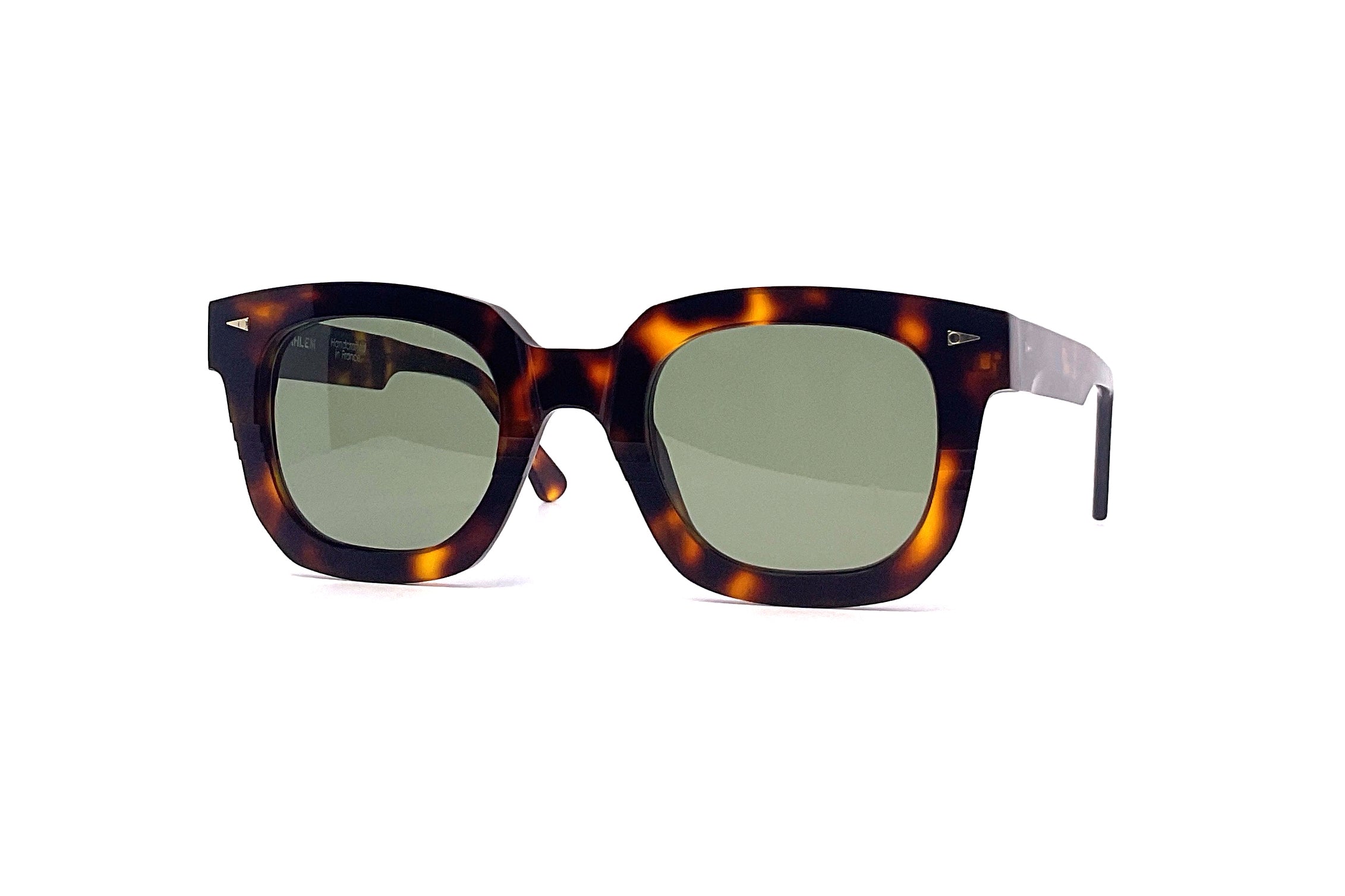 Ahlem Argentine Classic Turtle Khaki Light Sunglasses - Stylish UV Protection for Outdoor Activities & Fashion