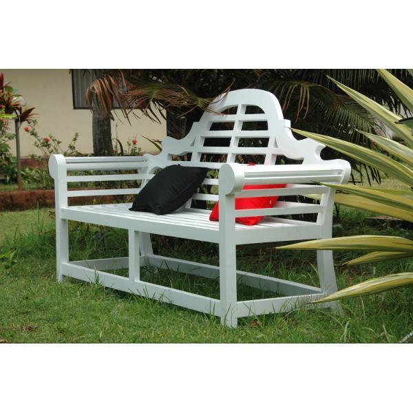 Premium Marlborough 3-Seater Outdoor Bench - Weather-Resistant Patio Furniture for Garden, Deck & Backyard Relaxation