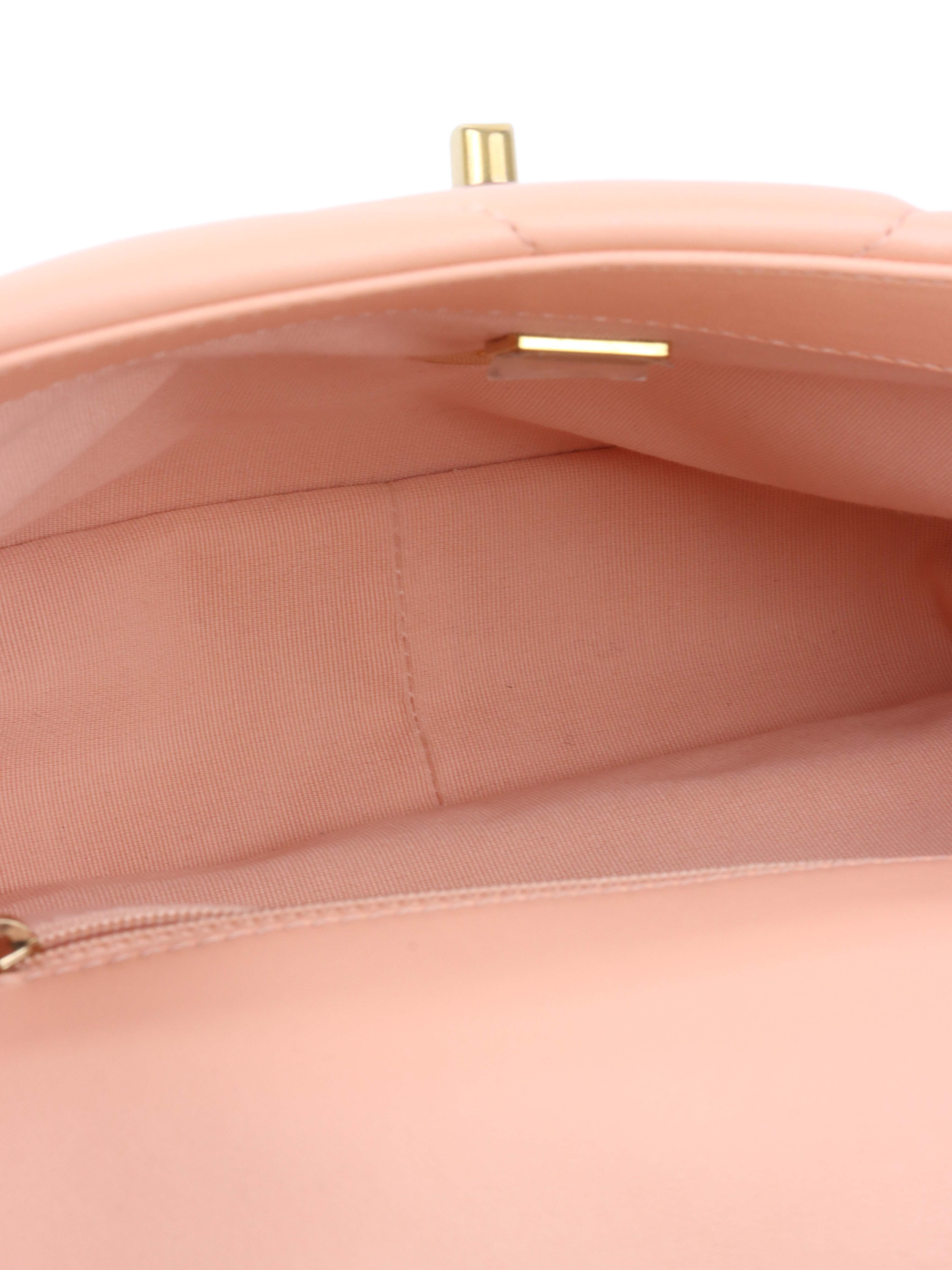 Chanel Small Salmon Pink 19 Bag - Luxury Designer Handbag for Women | Perfect for Parties, Date Nights & Special Occasions