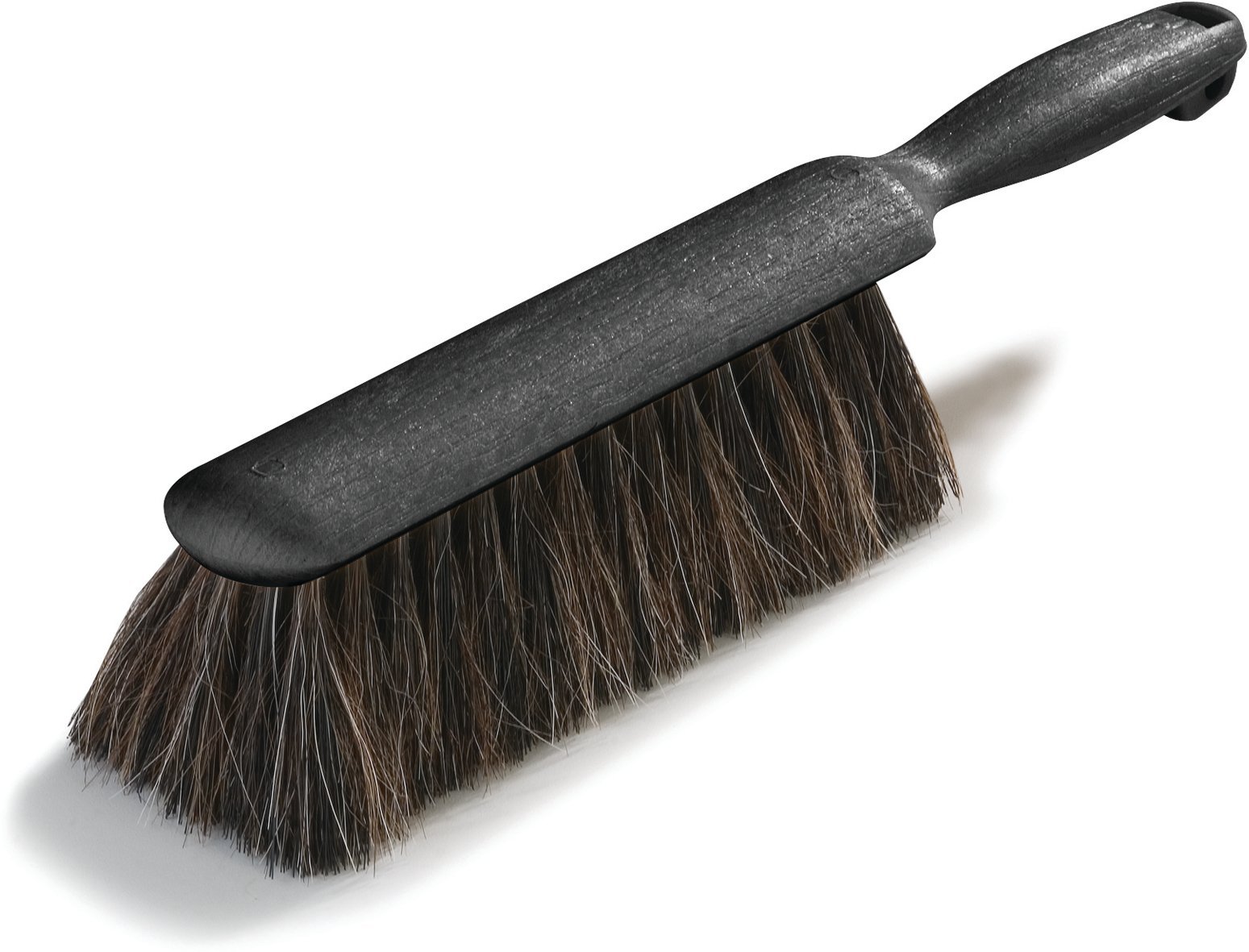 SPARTA Flo-Pac Counter Brush - 8 Inch Durable Bench Brush & Dustpan Brush for Kitchen Counters, Hardwood Floors & Fireplace Cleaning - Long Lasting Bristles - Black - Perfect for Home, Restaurant & Commercial Use
