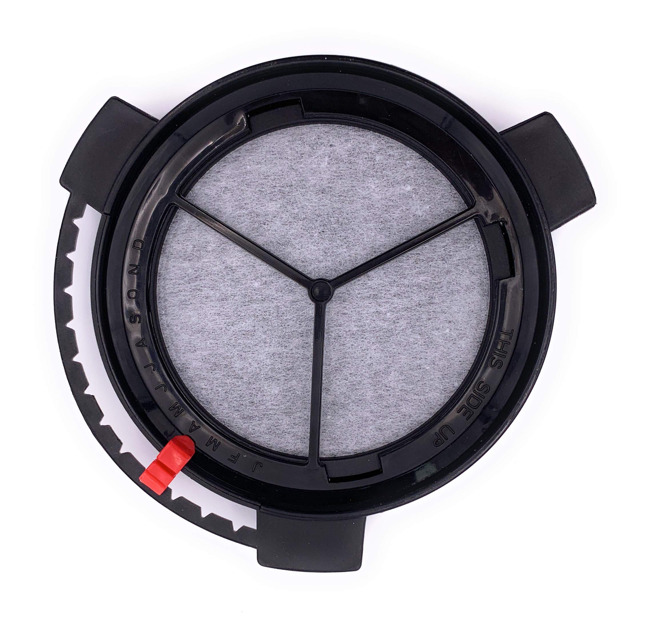 Replacement Water Filter for Mr. Coffee WF10 - Compatible Coffee Maker Filter Disk & Holder (1 Filter + 1 Frame) - Perfect for Home & Office Coffee Brewing