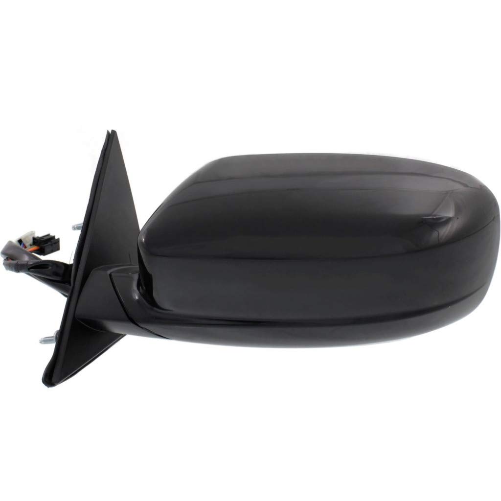 2011-2016 Dodge Charger Driver Side Power Heated Memory Door Mirror Replacement - Manual Folding Paintable CH1320397 - Perfect for Winter Driving & Easy Installation