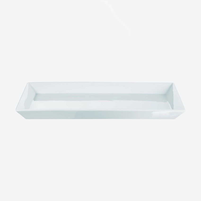 Asa Germany Large White Rectangular Serving Tray - Perfect for Dining, Entertaining, and Home Decor