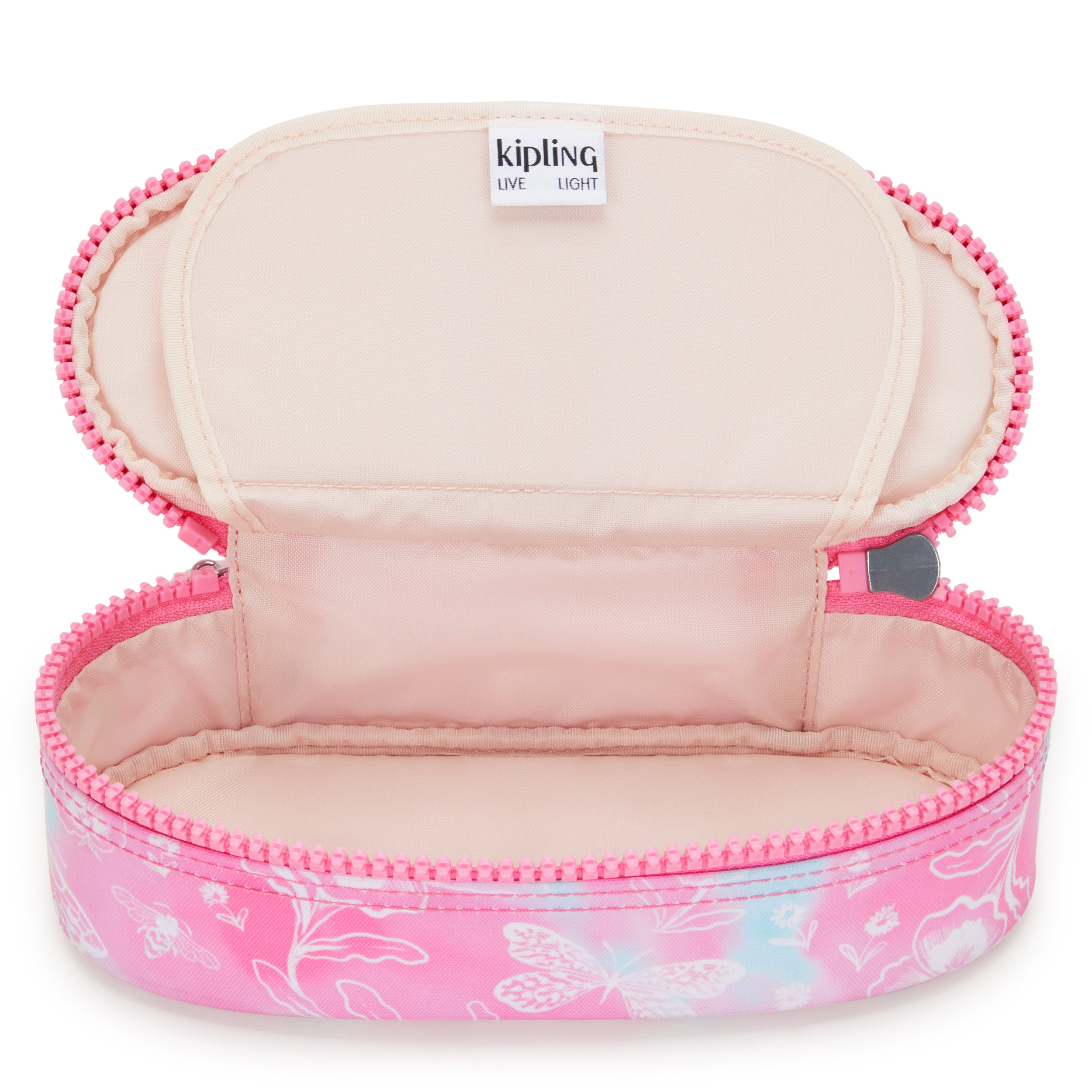 Kipling Printed Duo Box Backpack - Stylish Garden Clouds Design for Women & Teens | Perfect for School, Travel & Everyday Use