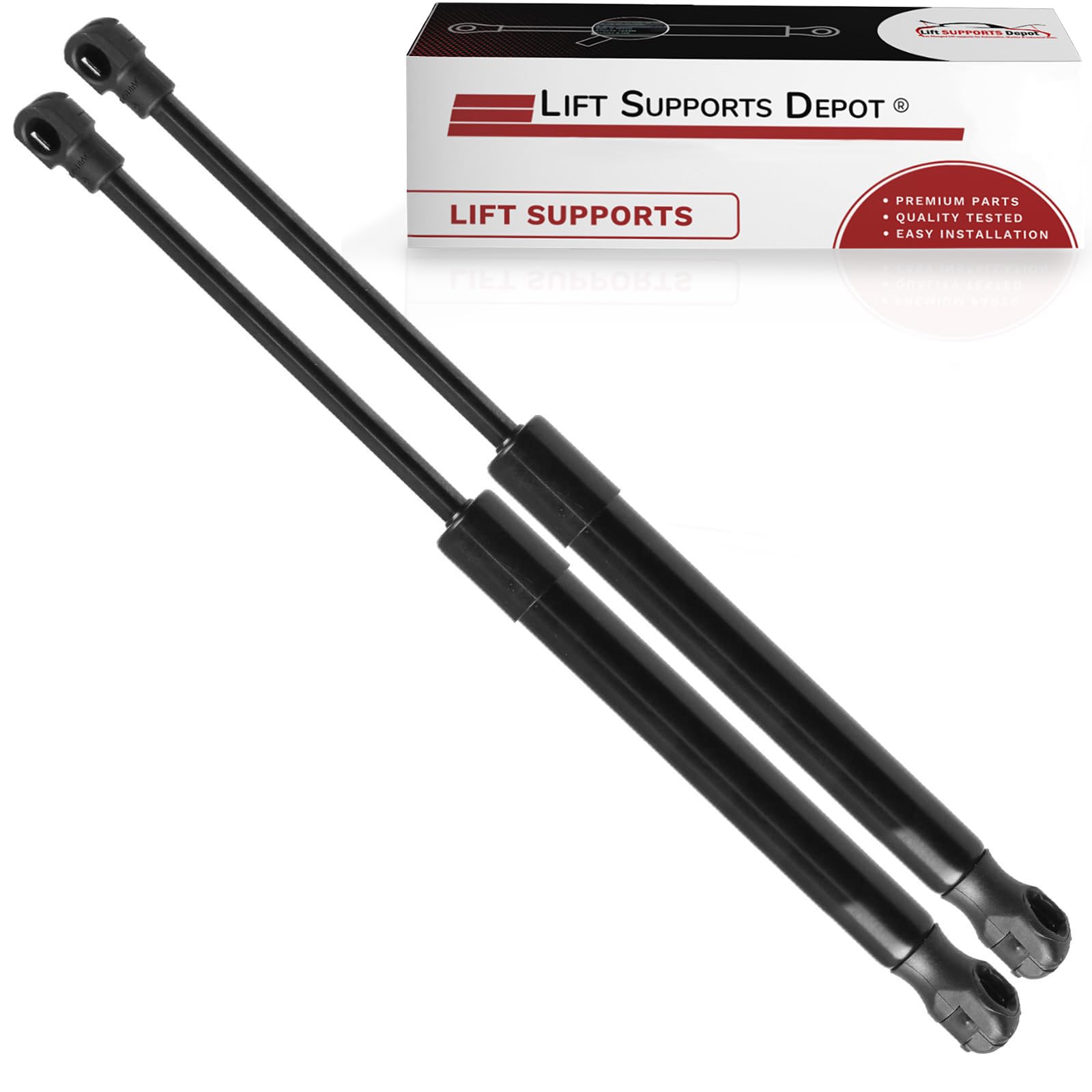 Audi TT 2007-2015 Coupe & Convertible Front Hood Lift Supports (2-Pack) - Gas Struts Replacement for Smooth Hood Operation - Perfect for DIY Car Repairs & Maintenance