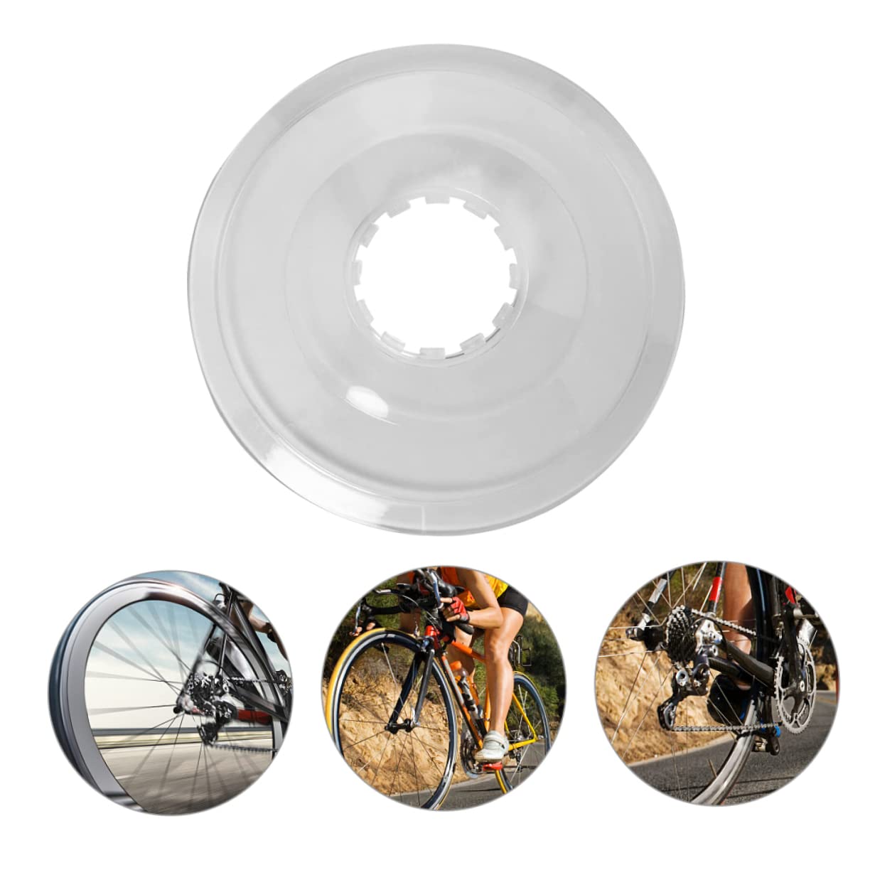 2PCS Bike Wheel Spoke Protector Disc - Durable Flywheel Guard for Bicycle Rear Hub, Plastic Spoke Cover Accessories for Mountain & Road Bikes - Prevent Dirt & Debris While Riding