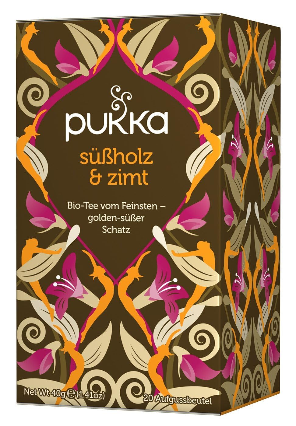 Organic Pukka Herbal Tea Bags - Licorice & Cinnamon Flavor, 20 Count | Caffeine-Free Herbal Infusion for Relaxation & Digestion | Perfect for Evening Tea Time, Stress Relief & Wellness Rituals