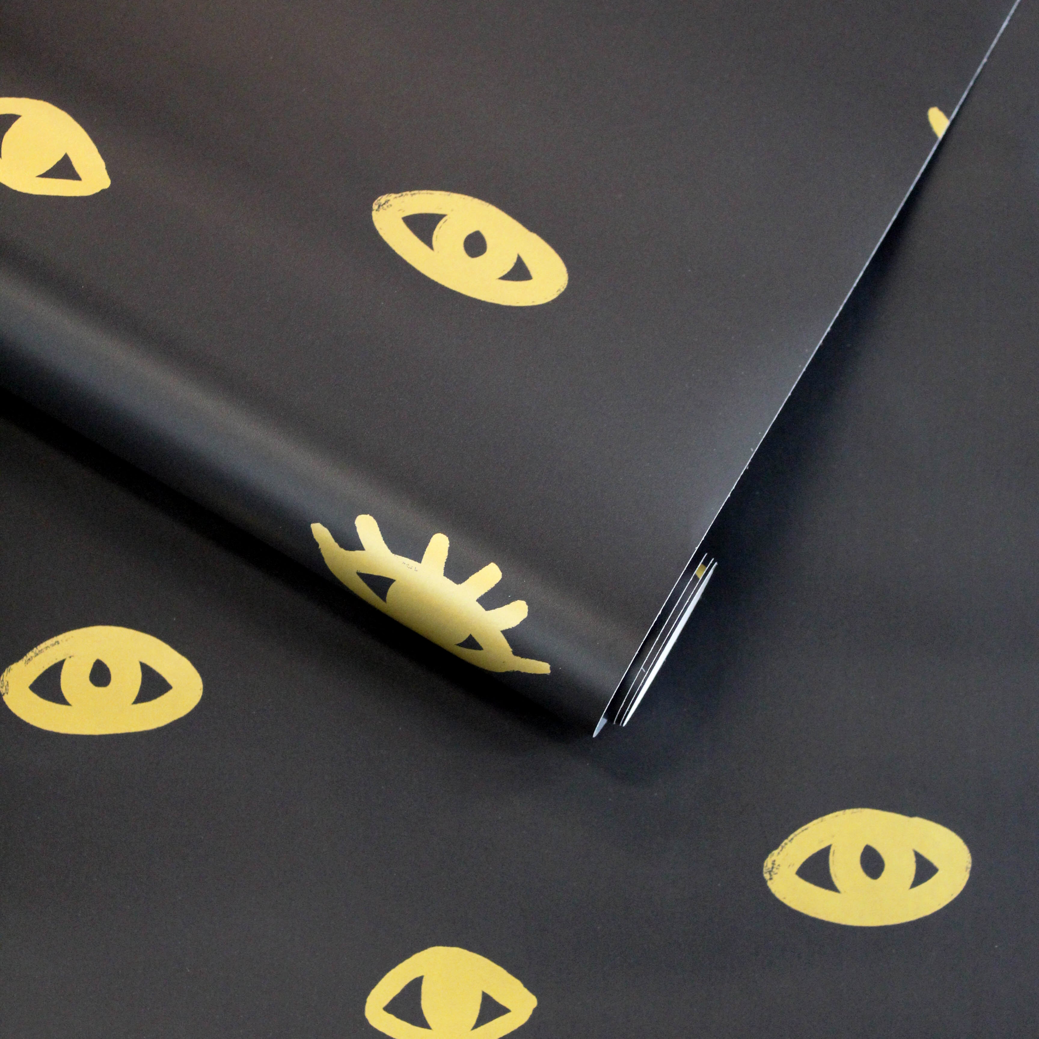 Eye See You Peel and Stick Wallpaper - Removable Self-Adhesive Wall Decor for Bedroom, Nursery, Living Room - Easy DIY Home Renovation & Interior Design Upgrade