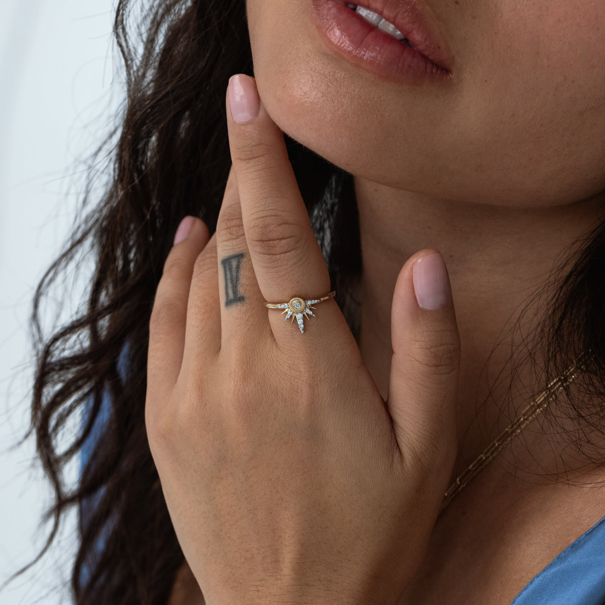 Heavenly Flare Ring - Elegant Cubic Zirconia Statement Ring for Women | Perfect for Evening Parties, Date Nights & Special Occasions