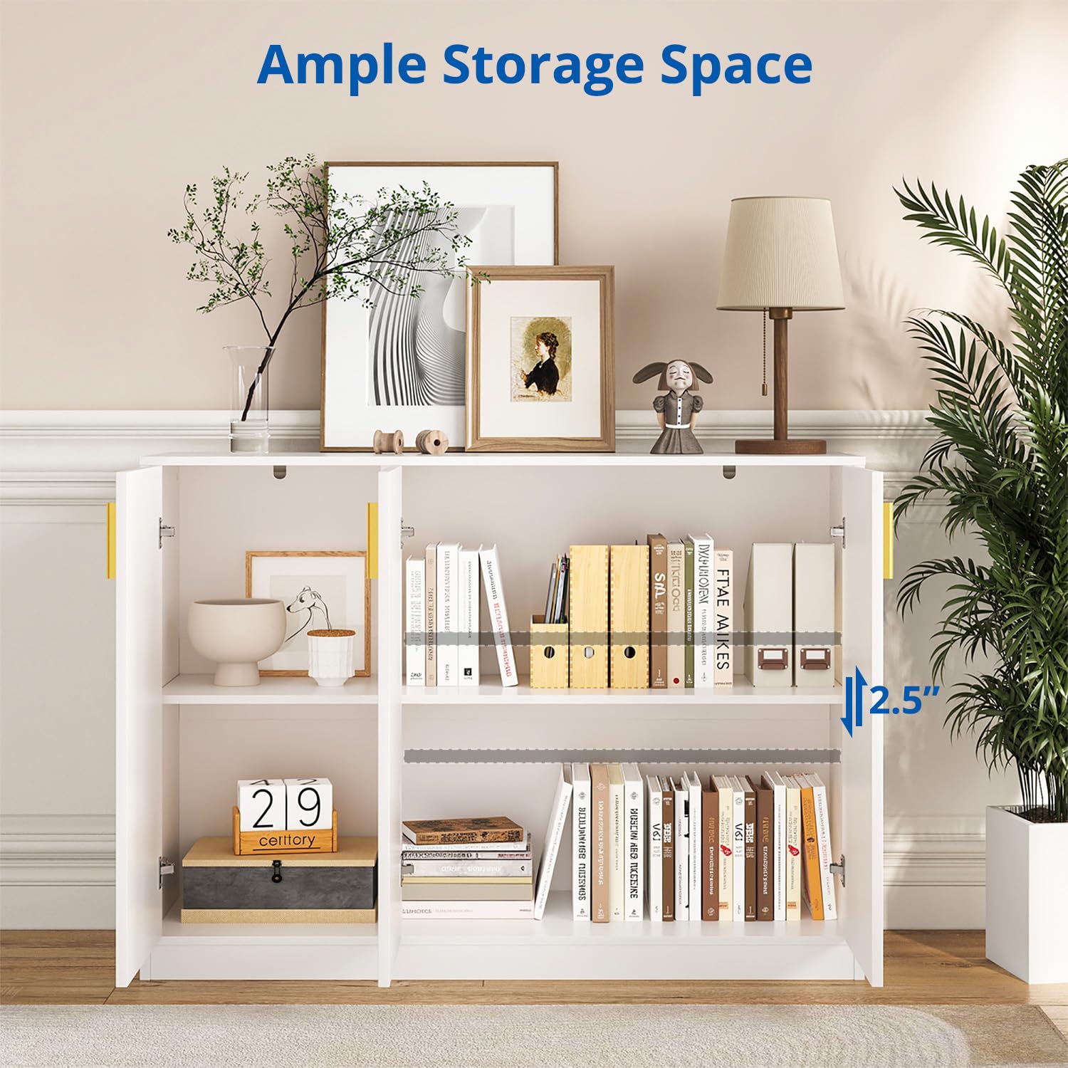 Cozy Castle Buffet Cabinet with Storage - 35.4