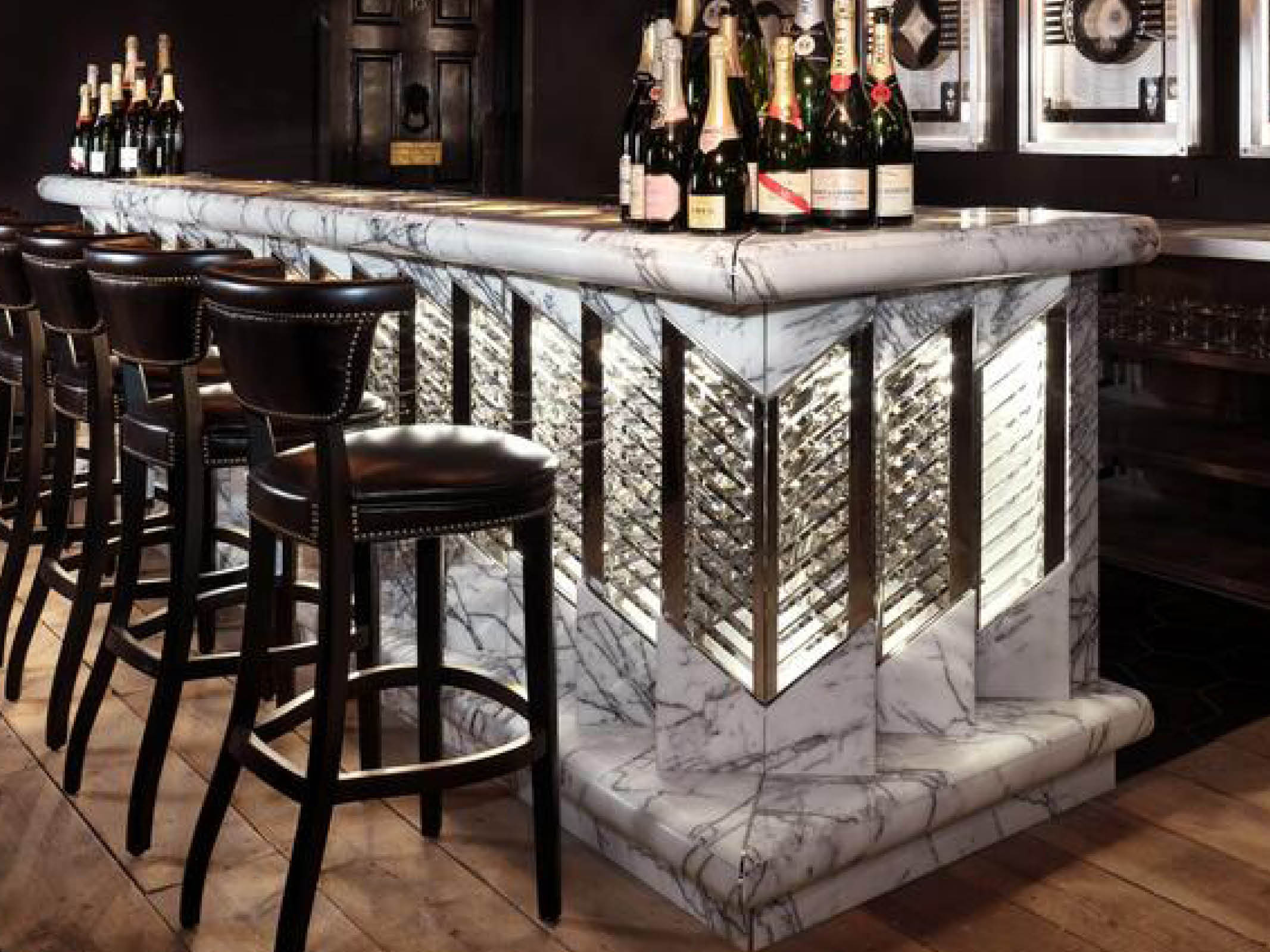 Angeles Stool - Modern Wooden Bar Stool for Kitchen, Dining & Home Decor - Perfect for Breakfast Nook, Counter Height & Pub Tables