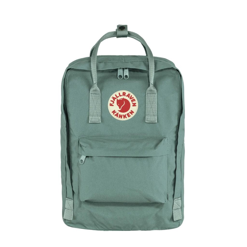 Fjallraven Kanken 15 Inch Laptop Backpack - Water-Resistant Daypack for School, Work & Travel - Foliage Green (Fits 15