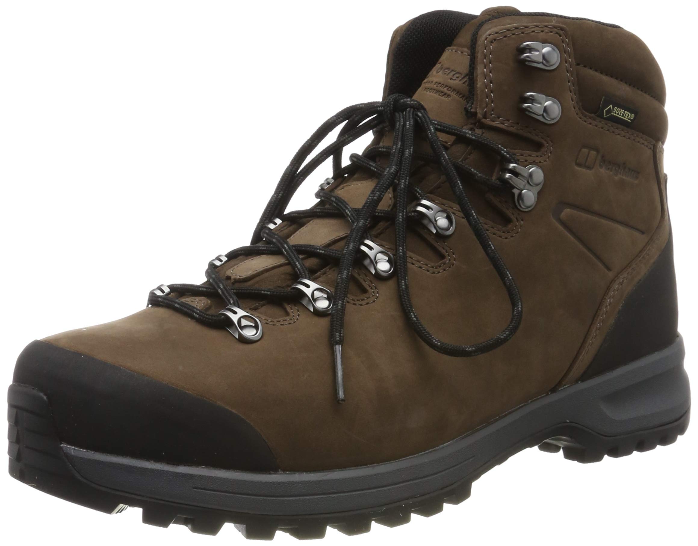 Berghaus Men's Fellmaster Ridge Gore-Tex Waterproof Hiking Boots - Mid Brown Size 12.5 | All-Terrain Trekking & Outdoor Adventure Footwear for Mountain Climbing & Backpacking