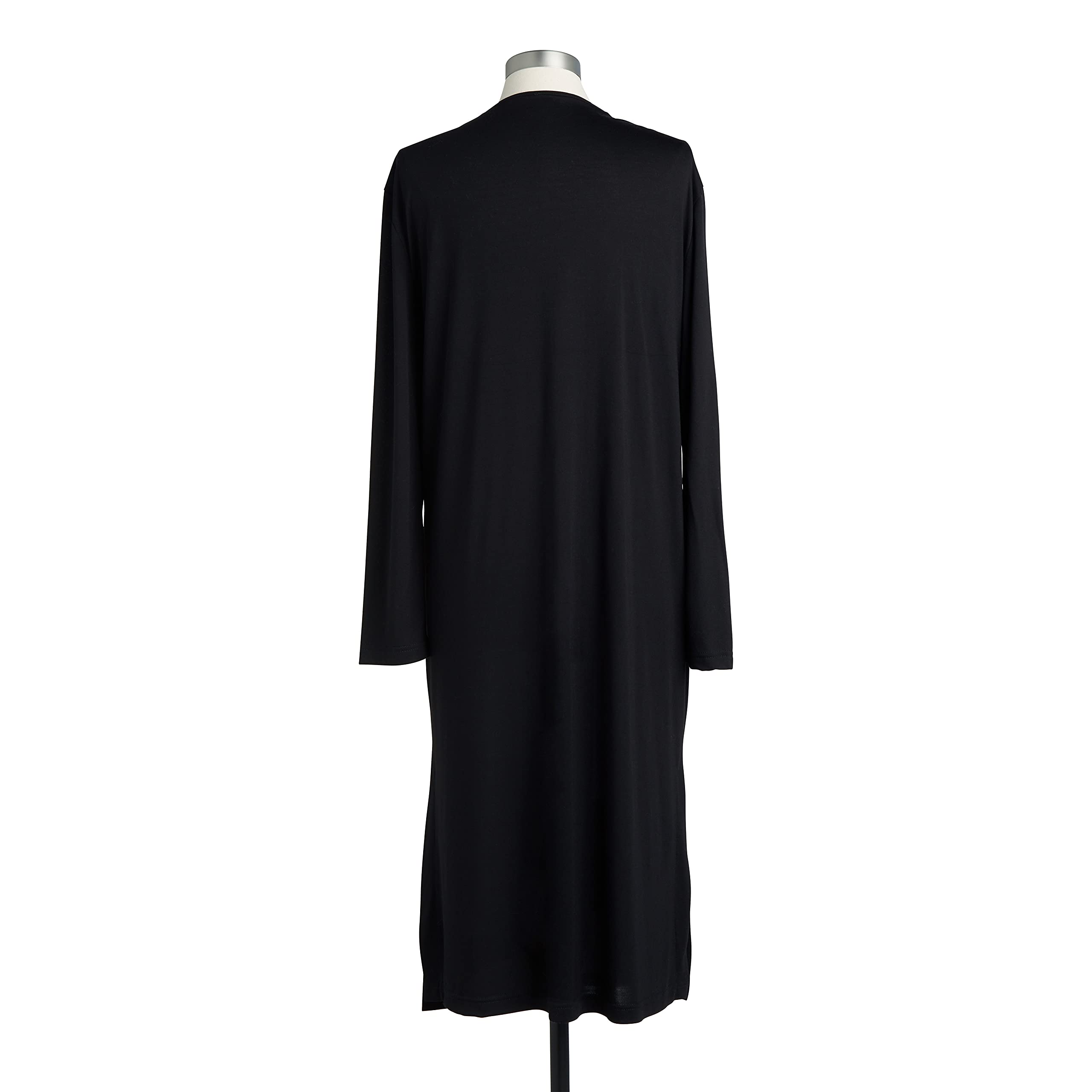 Cozy Black Bamboo & Polyester Cardigan Sweater for Women - Small/Medium Size | Perfect for Lounge Wear, Casual Outfits & Home Relaxation