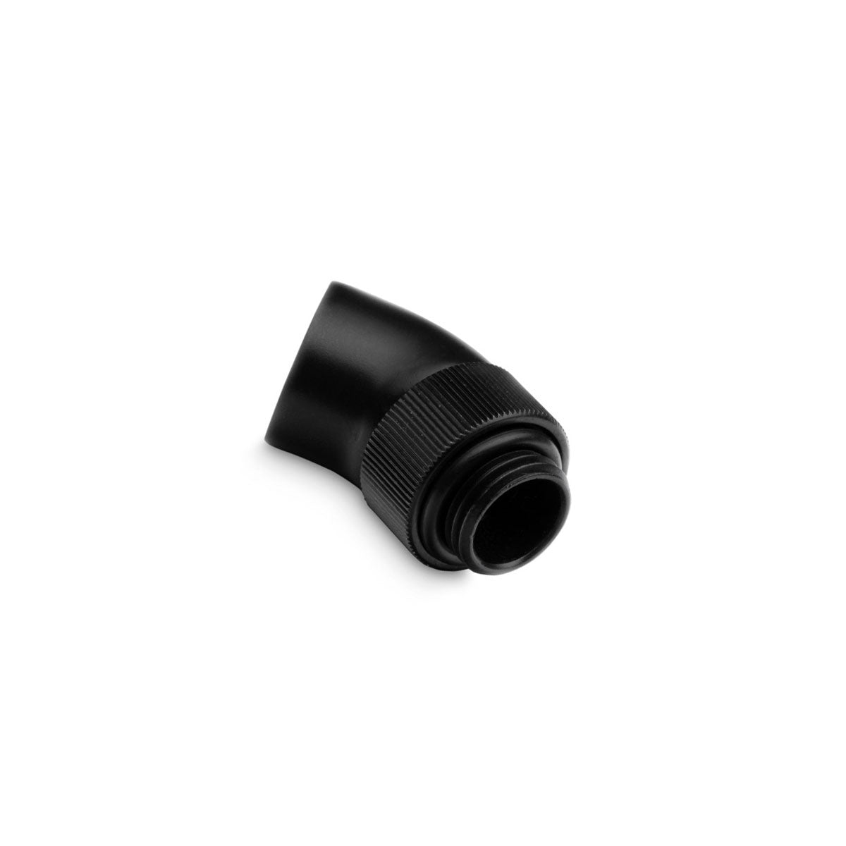 EKWB EK AF Classic Angled 45° Fitting - Black | High-Performance Water Cooling Fitting for PC Custom Loops | Perfect for Tight Spaces & Complex Tubing Layouts